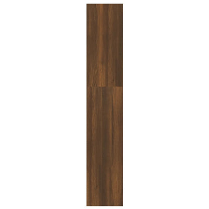 Bookcase/room divider brown oak look 100x30x166 cm