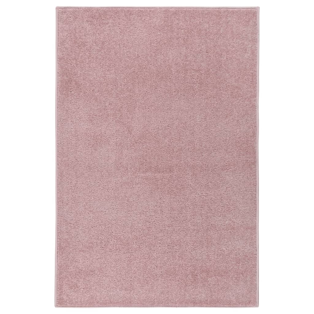 Carpet short pile 200x290 cm pink