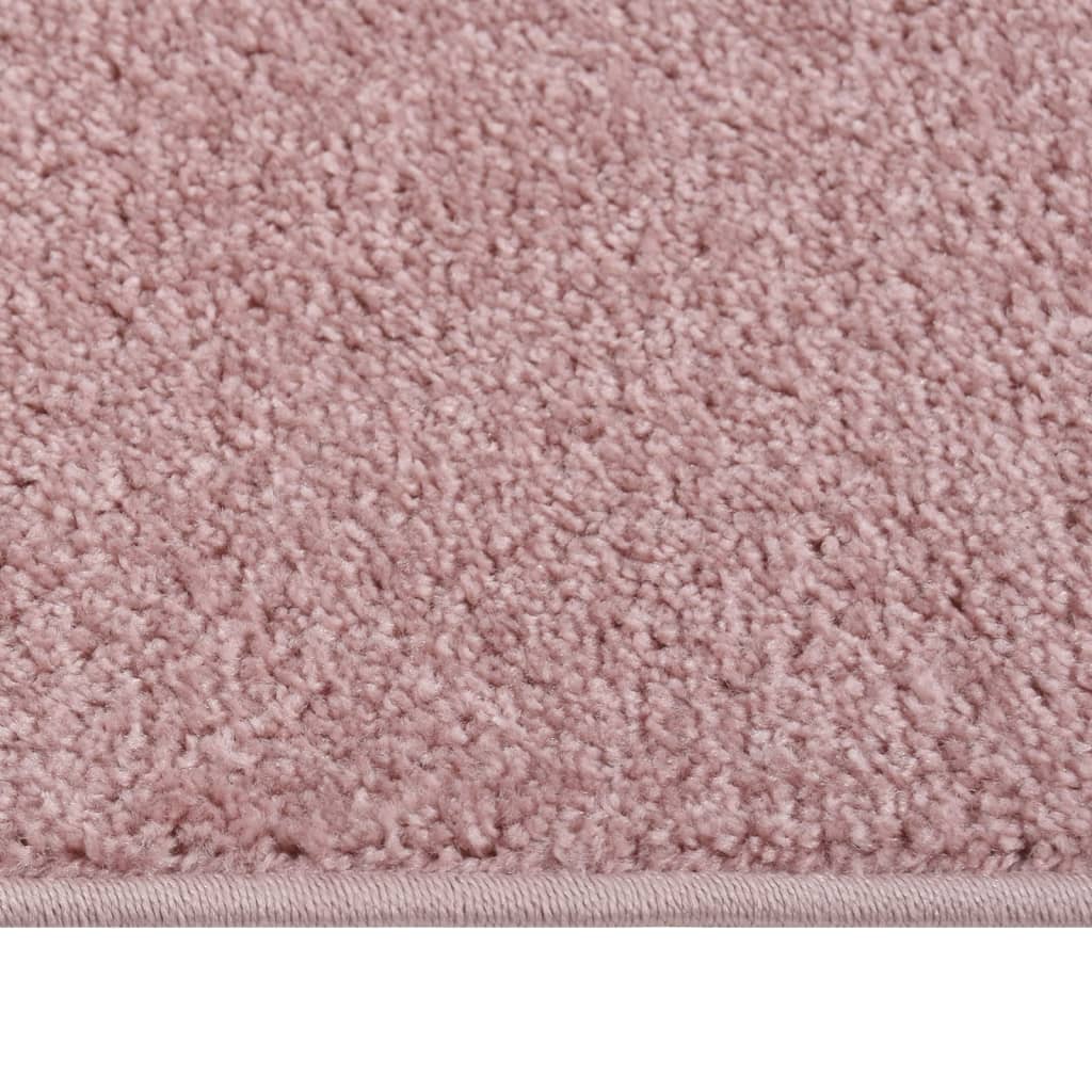 Carpet short pile 200x290 cm pink