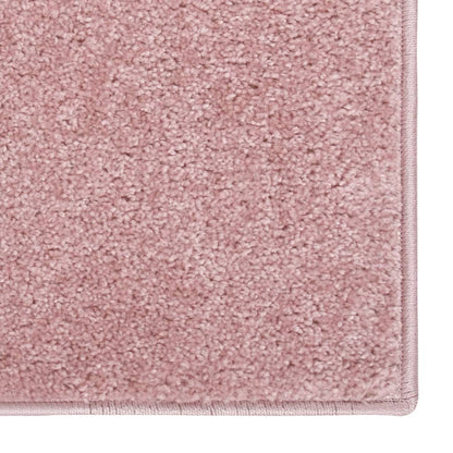 Carpet short pile 200x290 cm pink