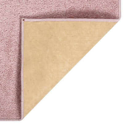 Carpet short pile 200x290 cm pink