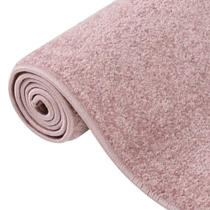 Carpet short pile 200x290 cm pink