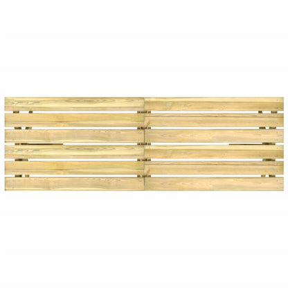 Garden table 220x73x70 cm pinewood impregnated