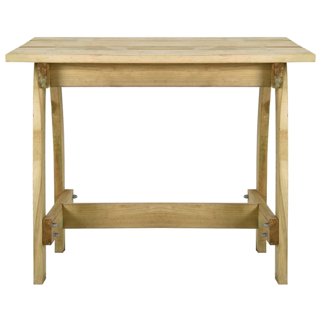 3-tlg. Garten-Essgruppe Kiefernholz Imprägniert