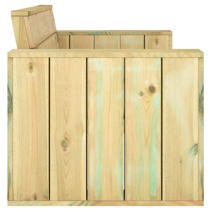 3 kom. Vrtna lounge garnitura impregnirana masivnim borovim drvetom