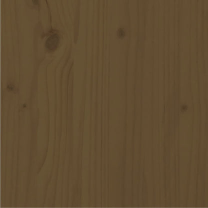 Krevet od punog drva med smeđi bor 90x200 cm