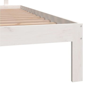 Solid wood bed white pine 160x200 cm