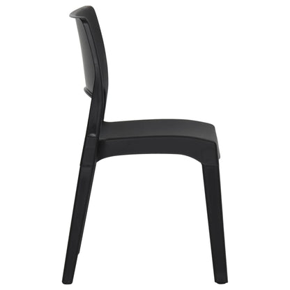 Vrtne stolice 2 kom polipropilen antracit