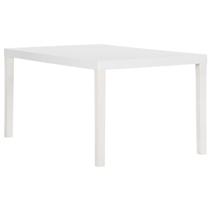 Garden table 150x90x72 cm PP white