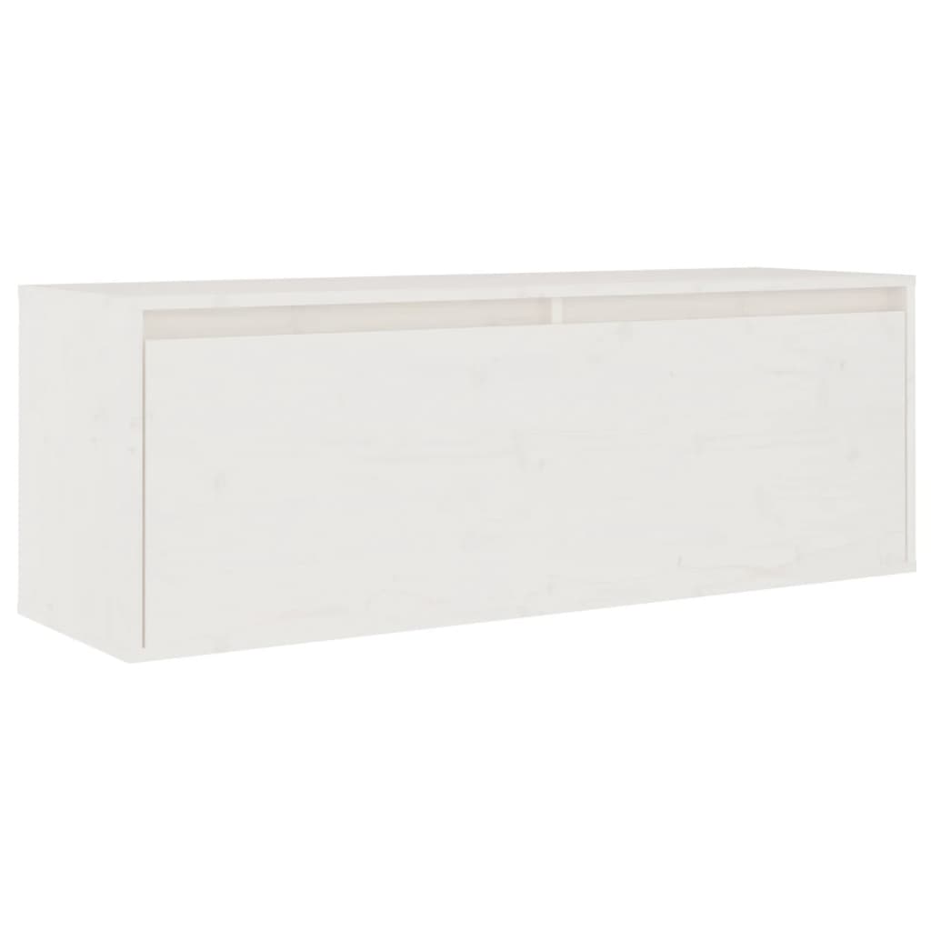 TV cabinets 4 pcs. white solid pine