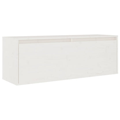 TV cabinets 4 pcs. white solid pine