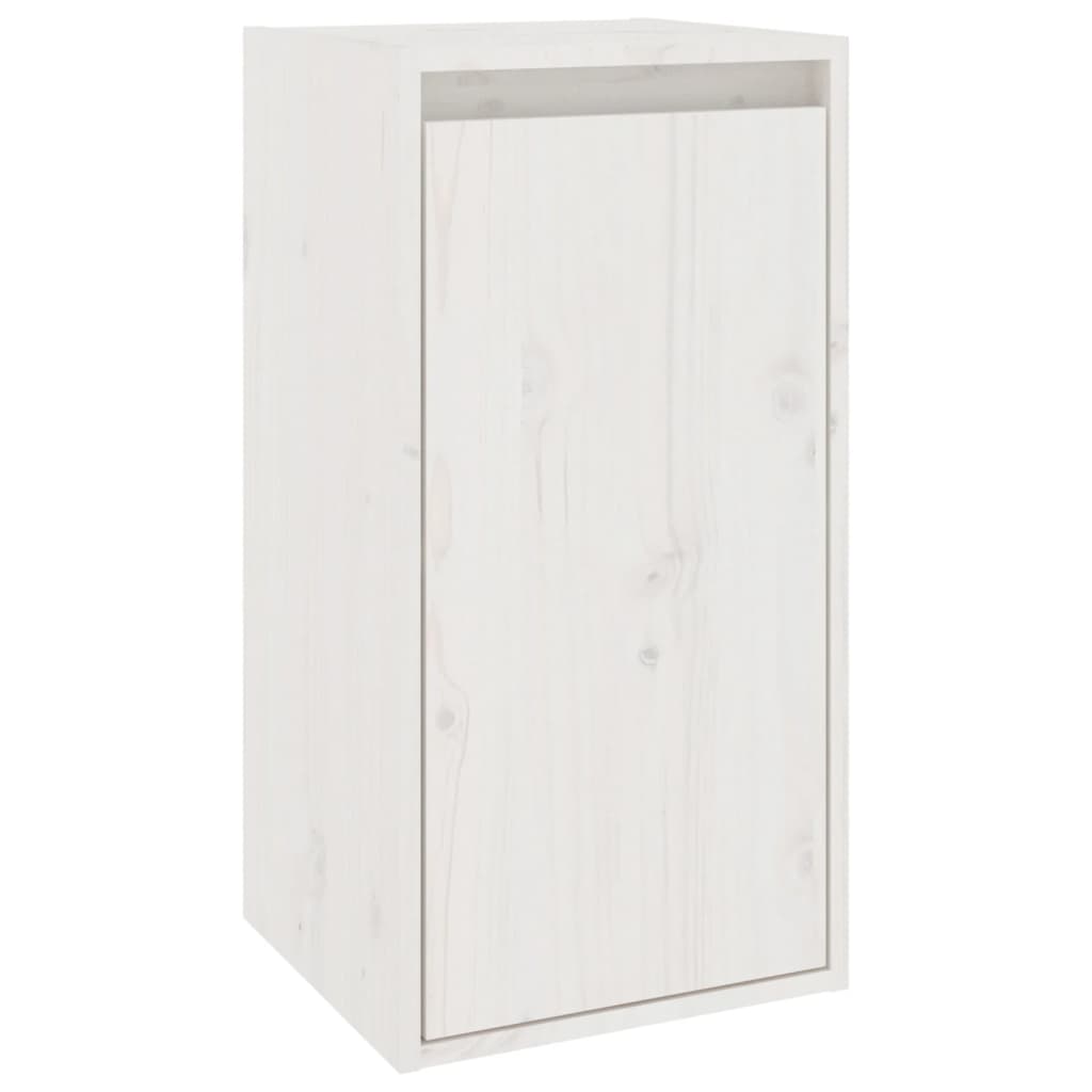 TV cabinets 5 pcs. white solid pine