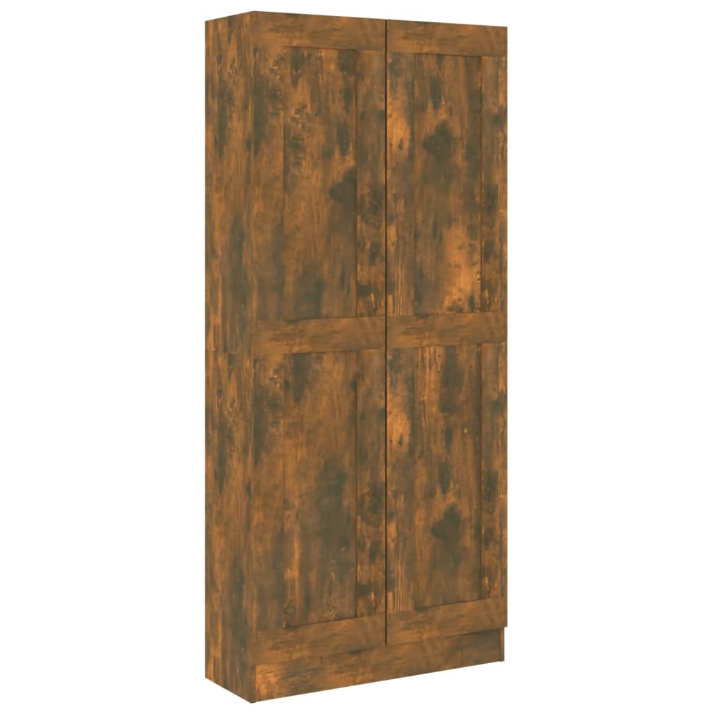 Bookcase smoked oak 82.5x30.5x185.5 cm wood material