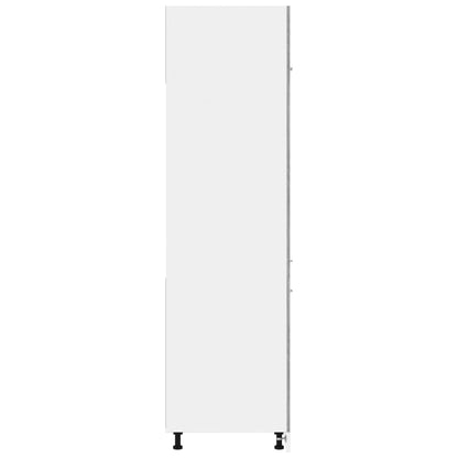Refrigerator conversion cabinet grey Sonoma 60x57x207 cm wood material