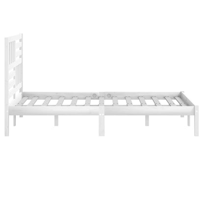 Solid wood bed white pine 160x200 cm