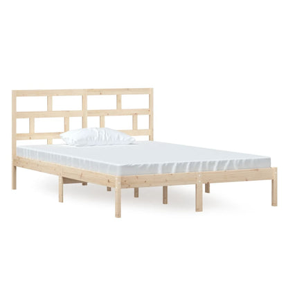 Solid pine bed 140x200 cm