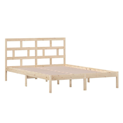 Solid pine bed 140x200 cm