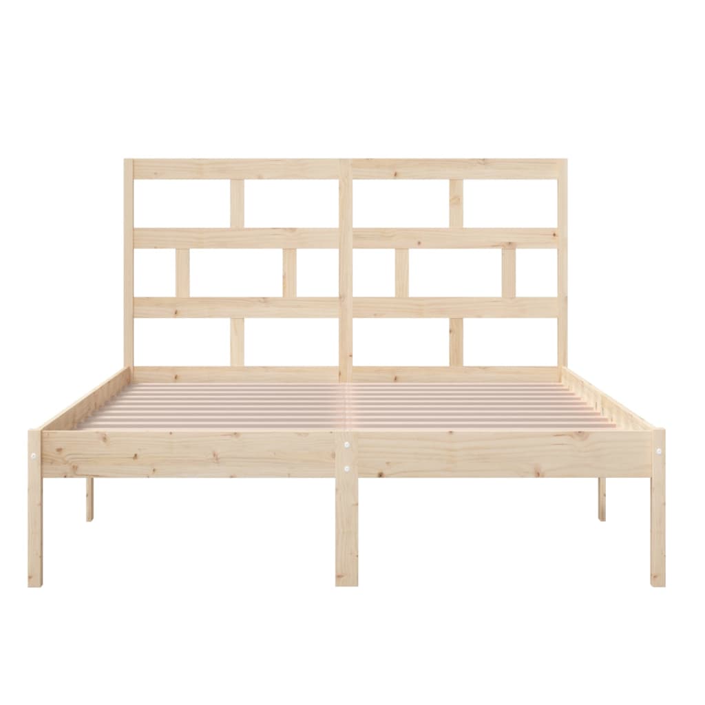 Solid pine bed 140x200 cm