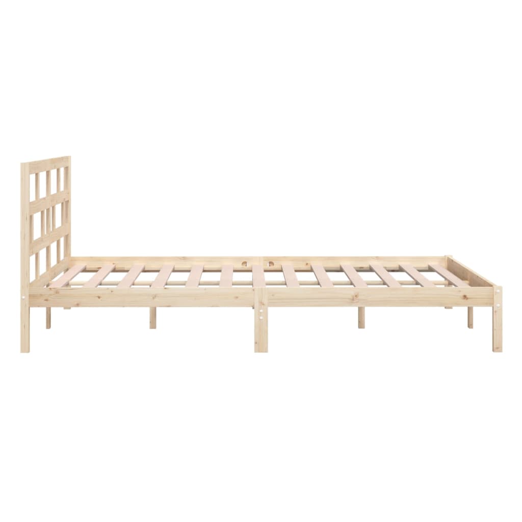 Solid pine bed 140x200 cm