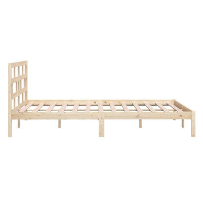 Solid pine bed 140x200 cm