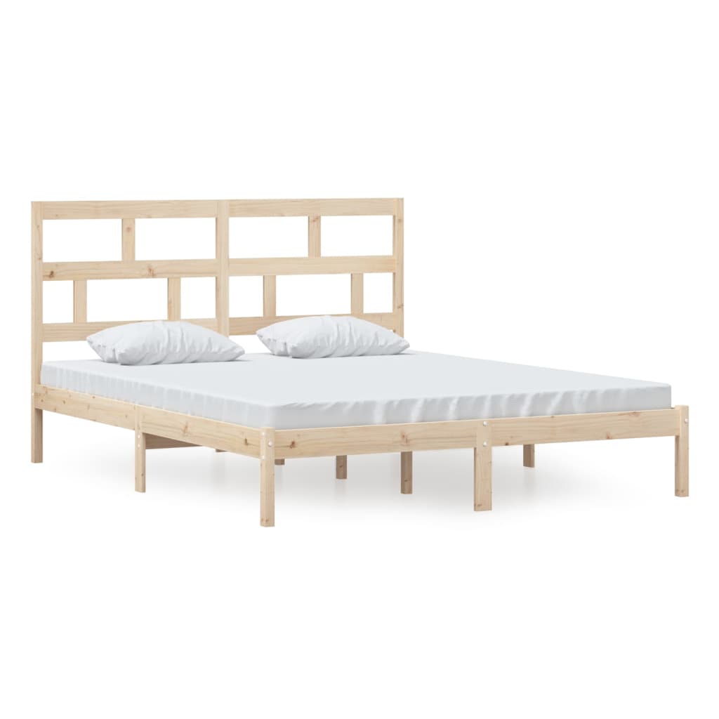 Solid pine bed 160x200 cm