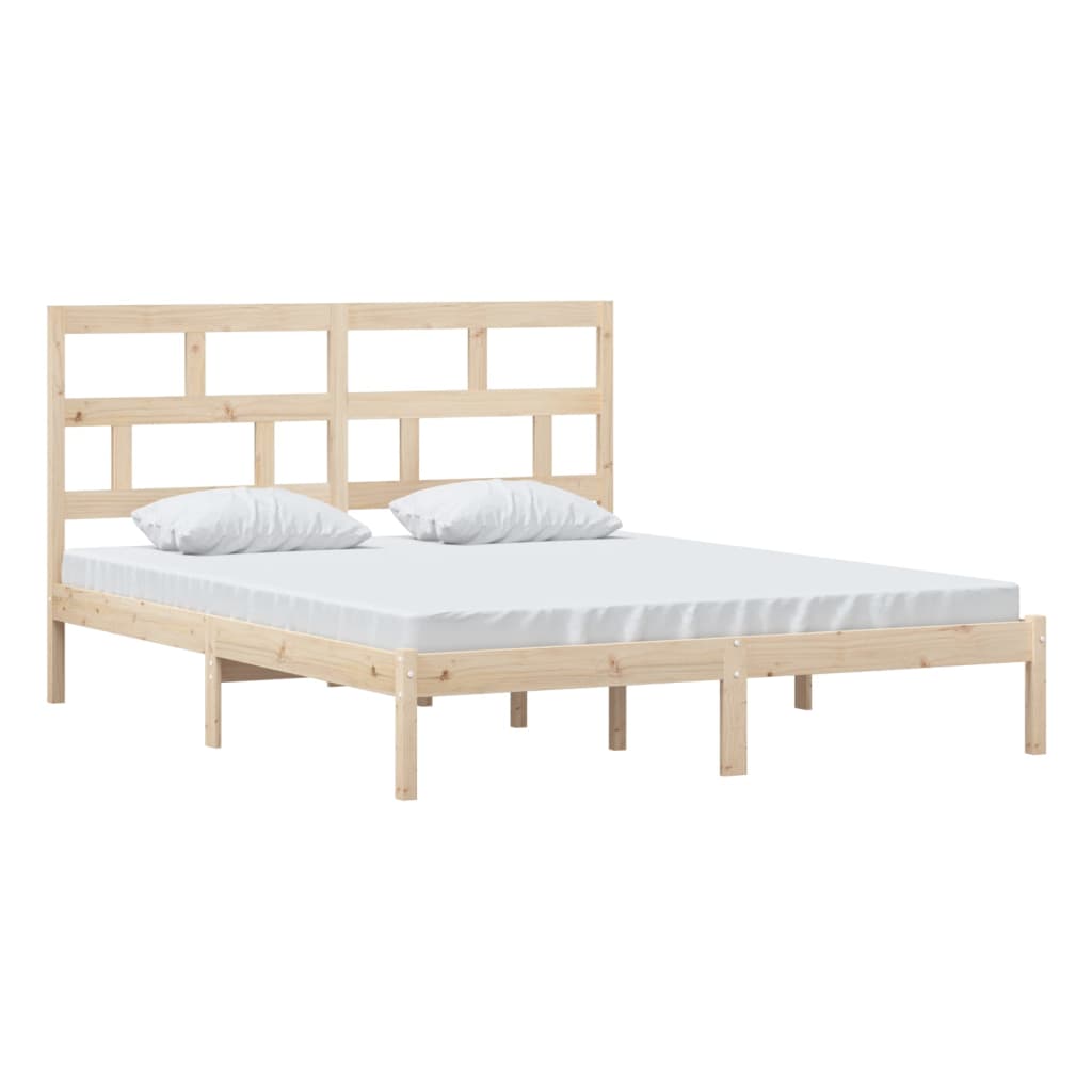 Solid pine bed 160x200 cm