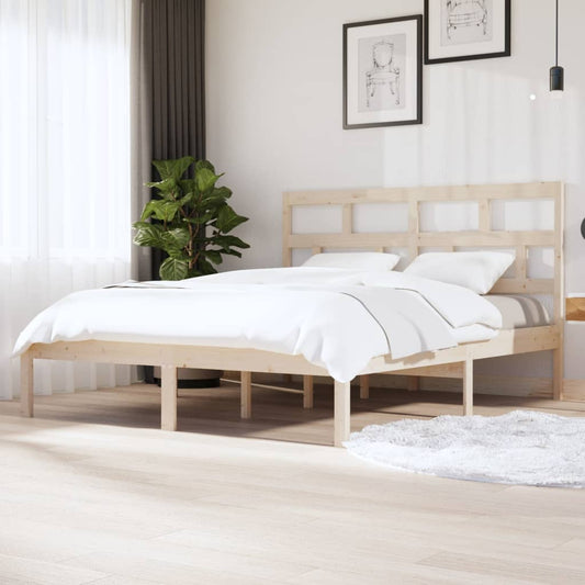 Solid pine bed 160x200 cm