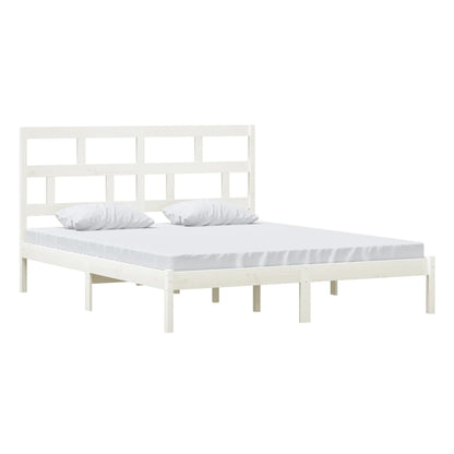Solid wood bed white pine 160x200 cm