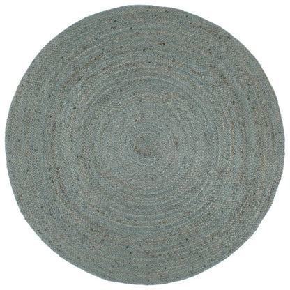 Carpet Handmade Jute Round 240 cm Olive Green