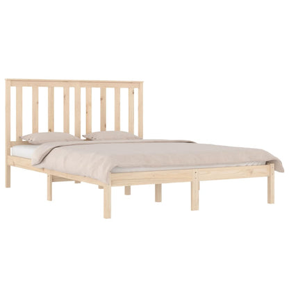 Solid pine bed 140x200 cm