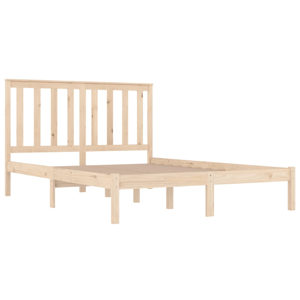 Solid pine bed 140x200 cm