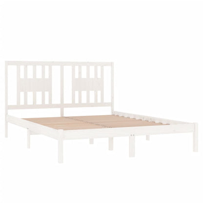 Solid wood bed white pine 160x200 cm