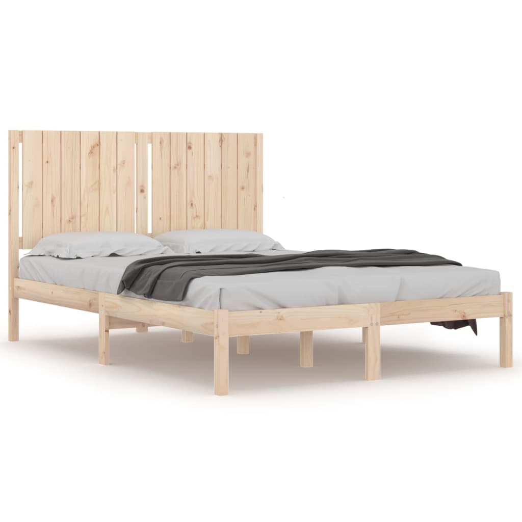 Solid pine bed 140x200 cm