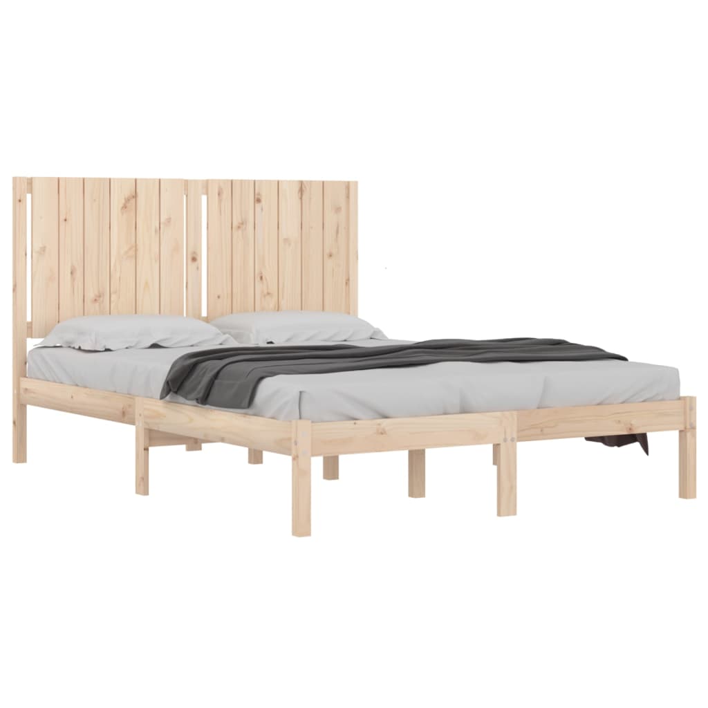 Solid pine bed 140x200 cm