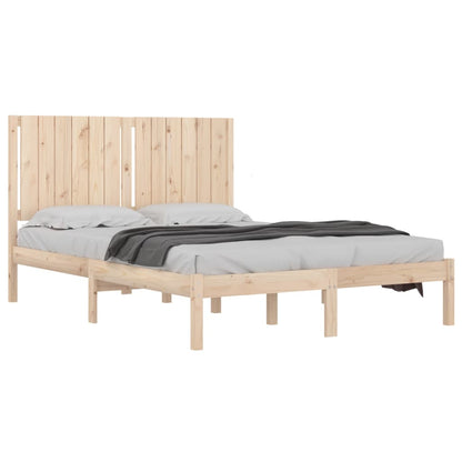 Solid pine bed 140x200 cm