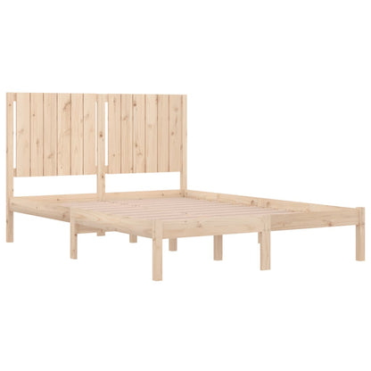 Solid pine bed 140x200 cm