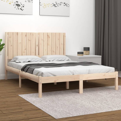 Solid pine bed 140x200 cm