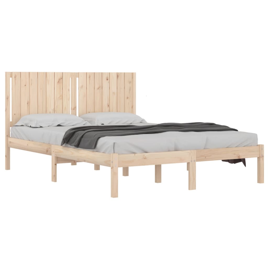 Solid pine bed 160x200 cm