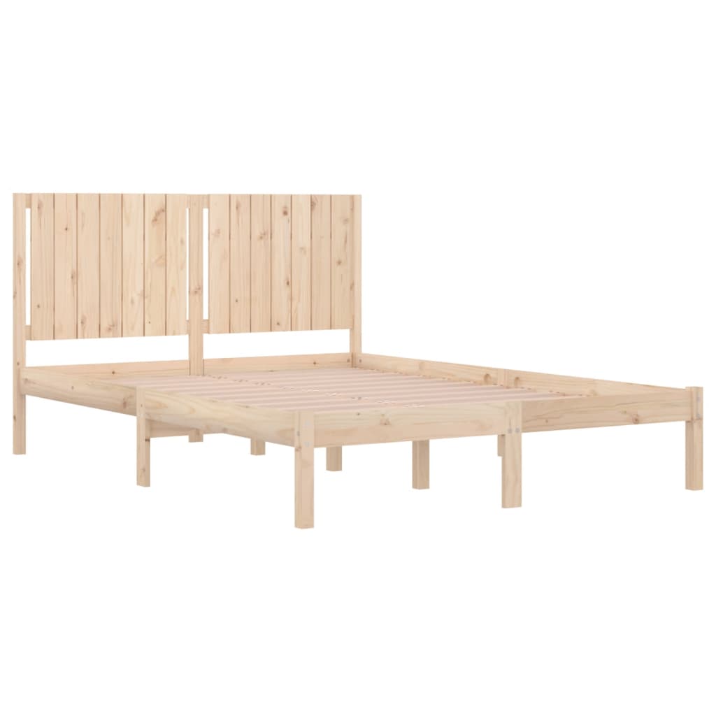 Solid pine bed 160x200 cm