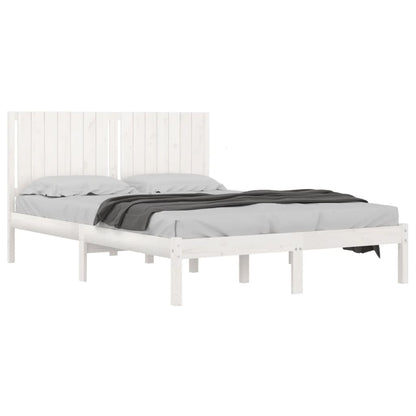 Solid wood bed white pine 160x200 cm