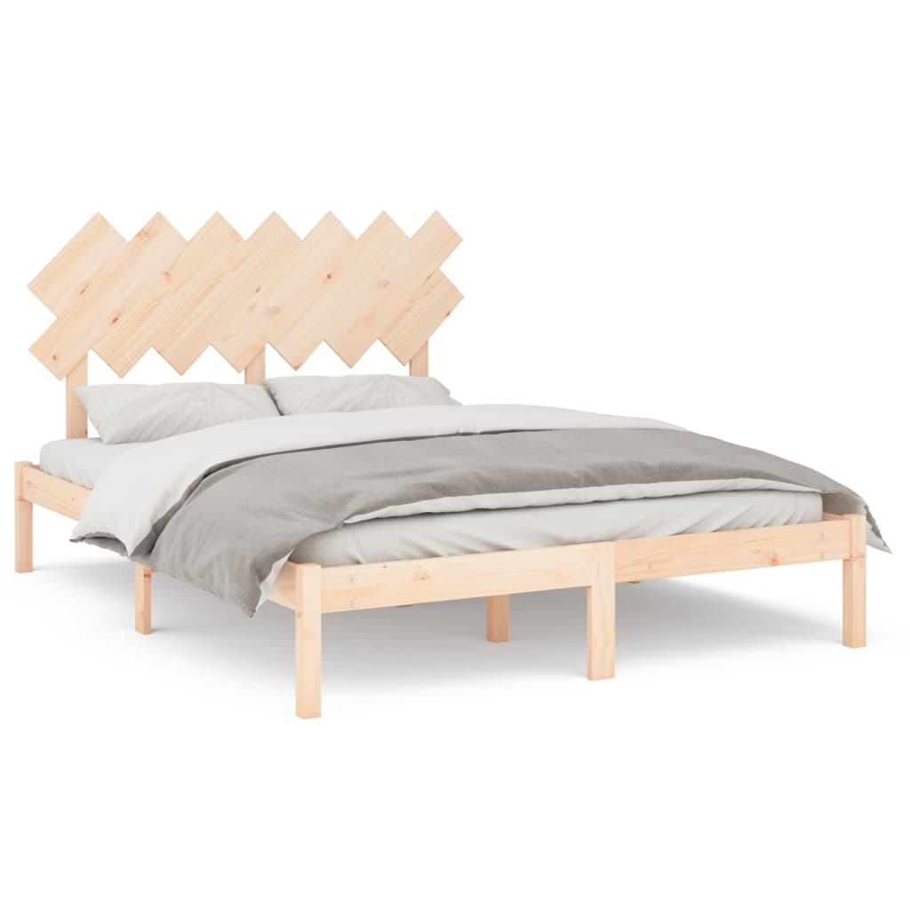 Solid wood bed 140x200 cm