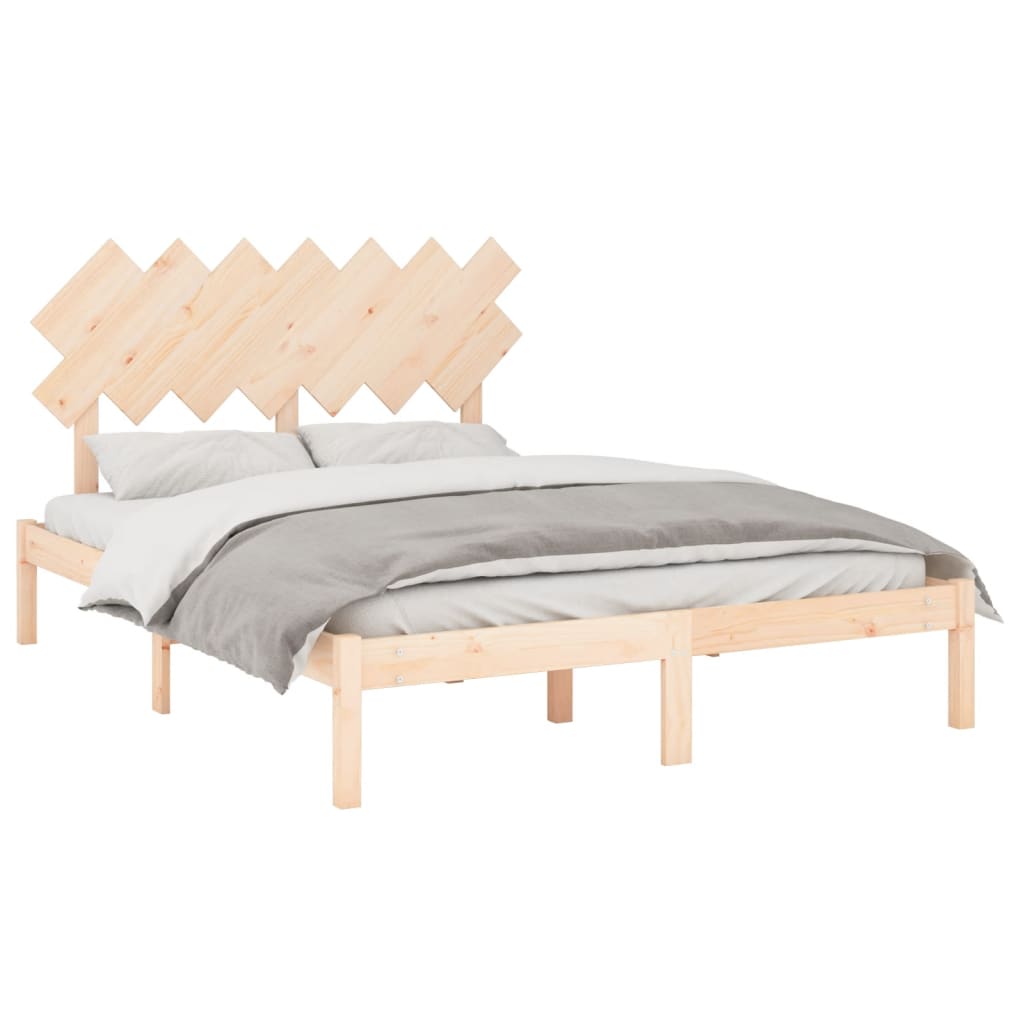 Solid wood bed 140x200 cm