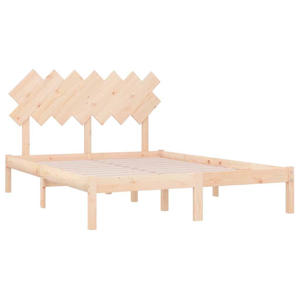 Solid wood bed 140x200 cm