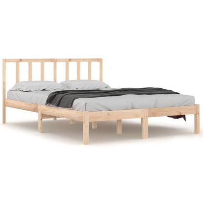 Solid pine bed 140x200 cm