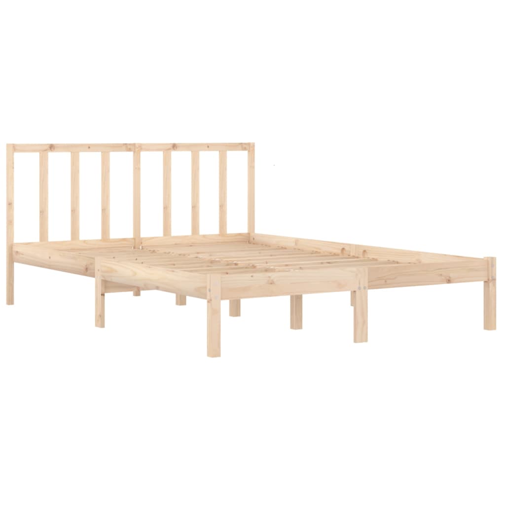 Solid pine bed 140x200 cm