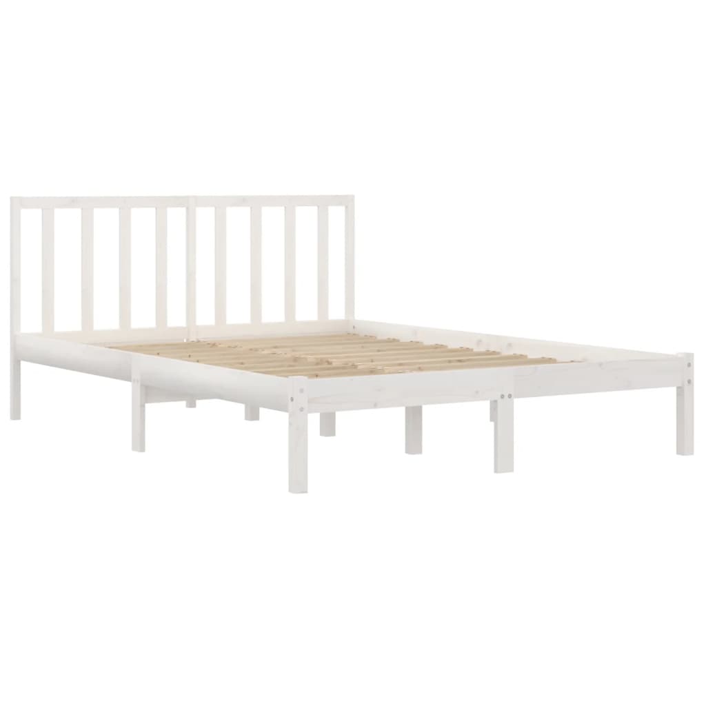 Solid wood bed white pine 180x200 cm