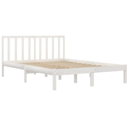 Solid wood bed white pine 180x200 cm