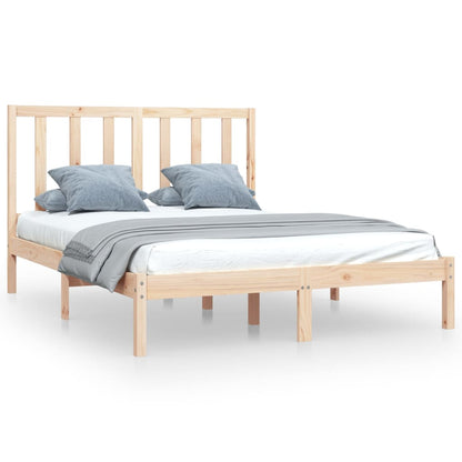 Solid pine bed 140x200 cm
