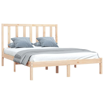 Solid pine bed 140x200 cm