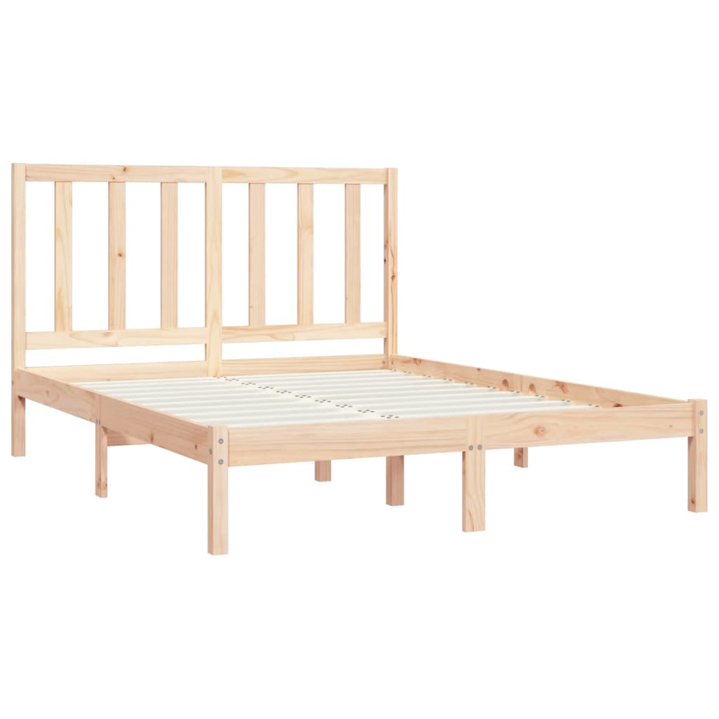 Solid pine bed 140x200 cm
